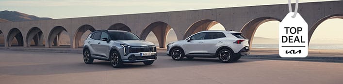 Die Sportage Modelle in Seitenansicht